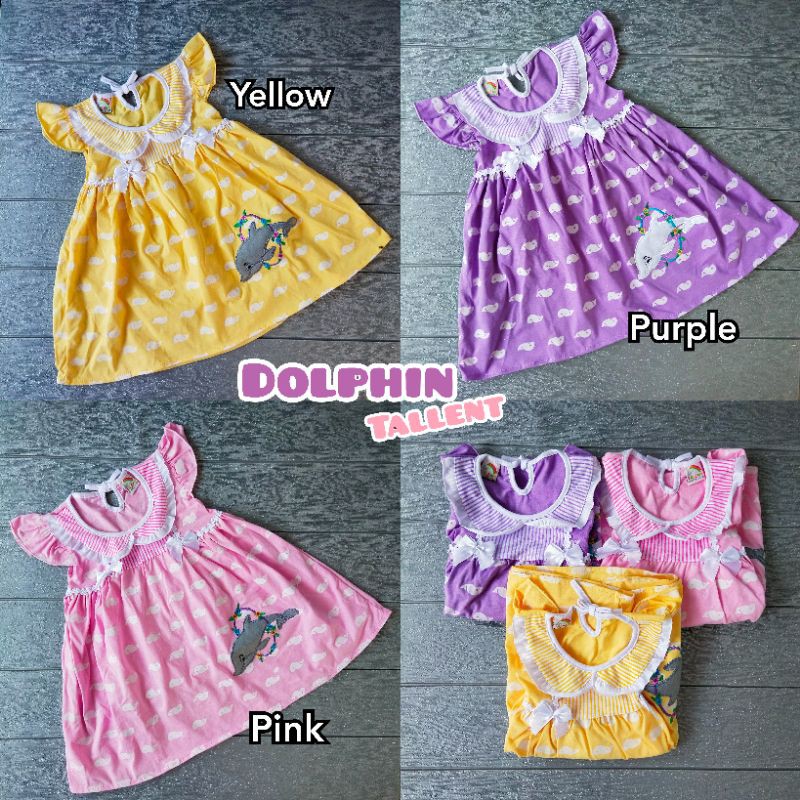 COD Dress Tallent usia 3-12 bulan baju anak perempuan / girl / cewek / kado murah lucu