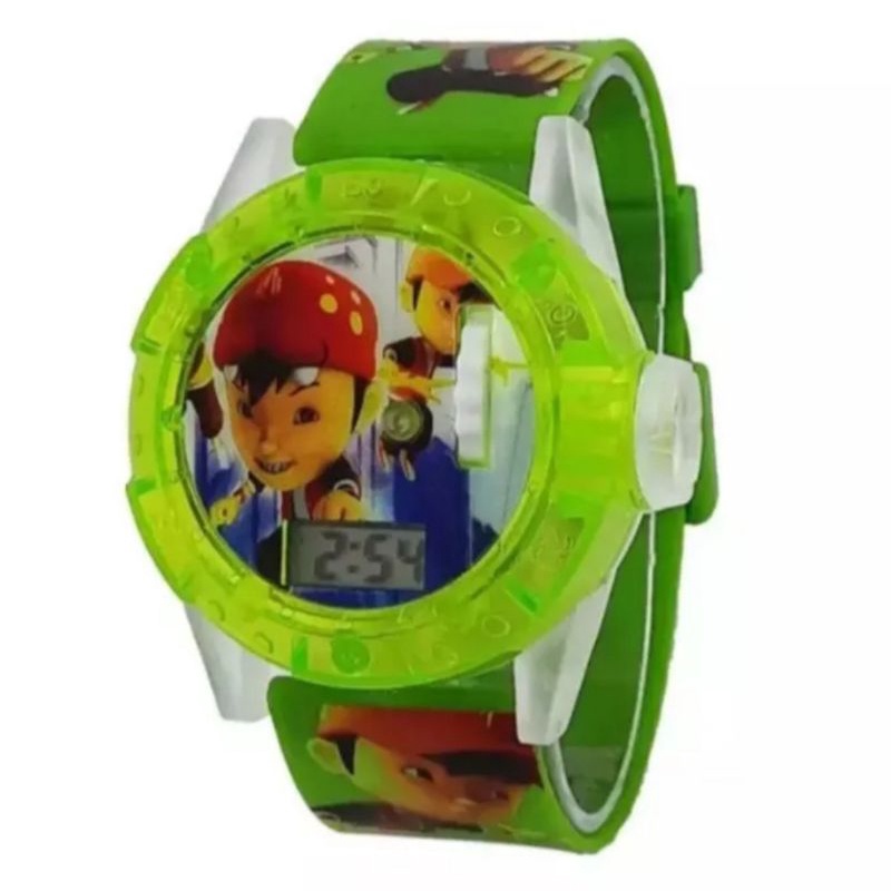 Boboiboy Jam Tangan Anak Laki-laki Jam Tangan Laser Dan Musik Melodi