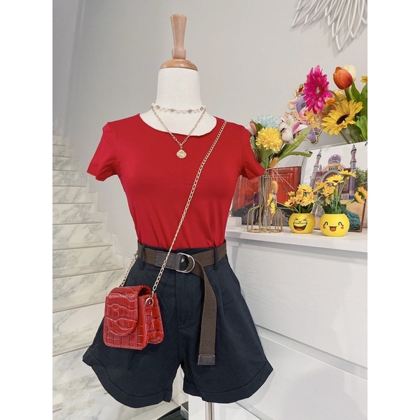 croptop amora  polos wanita import.kaos pendek korean import .crop murah spandek halus ,croptop murah