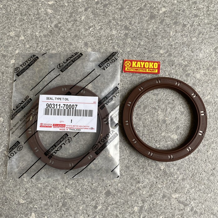 Oli seal crankshaft belakang Kijang 5K 7K 90311-70007 orisinil