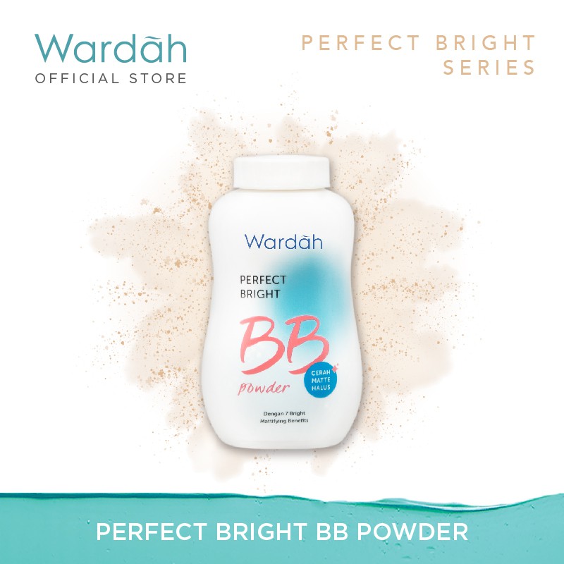 Wardah Perfect Bright BB Powder - Bedak Tabur Yang Mencerahkan dan Ringan Digunakan  - BISA COD