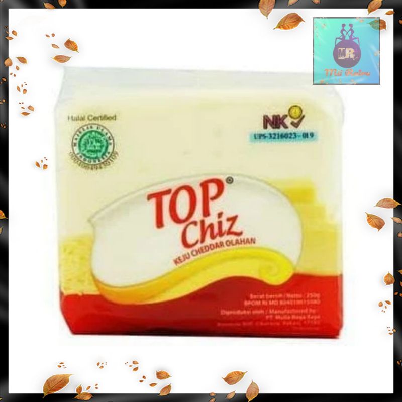 

Top Chiz Keju Cheddar Olahan 250gr / Keju Prochiz TopChiz 250gr