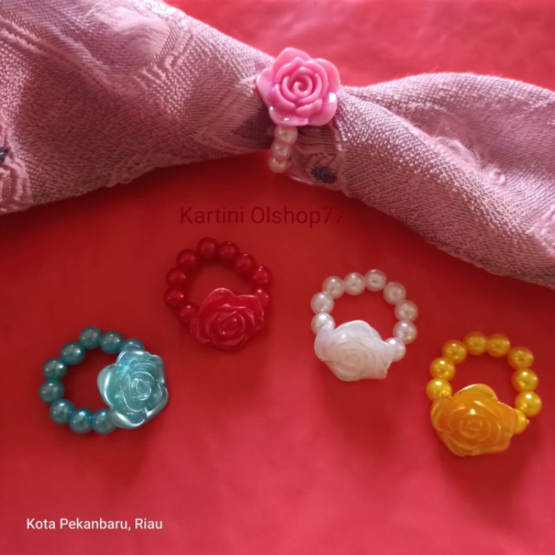 Ring Jilbab Mawar// Souvernir Murah
