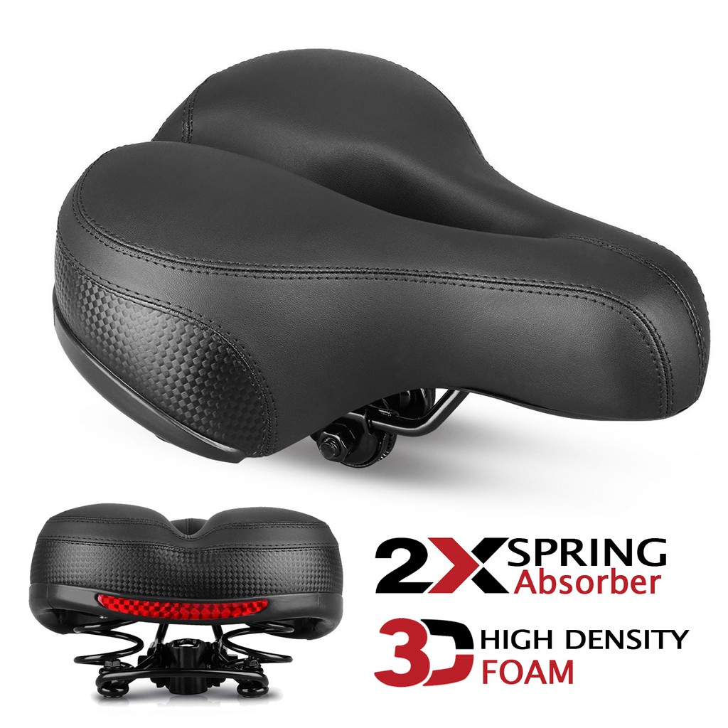 Jok Sepeda  3D double spring  absorber sadel  bike seat 