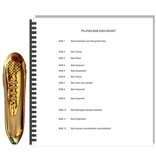 Pen Digital Hadist Braille Riyadhus Shalihin Terbaru