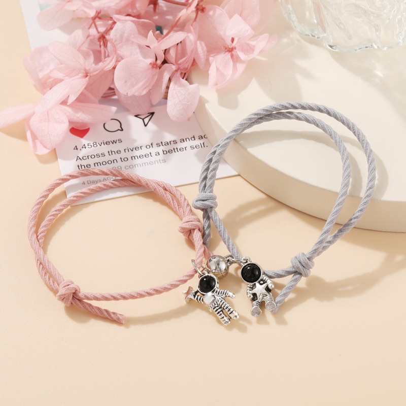 Gelang Couple Magnet Pelangi/Spaceman/Cinta Imut Mode Korea-10#cosmonaut