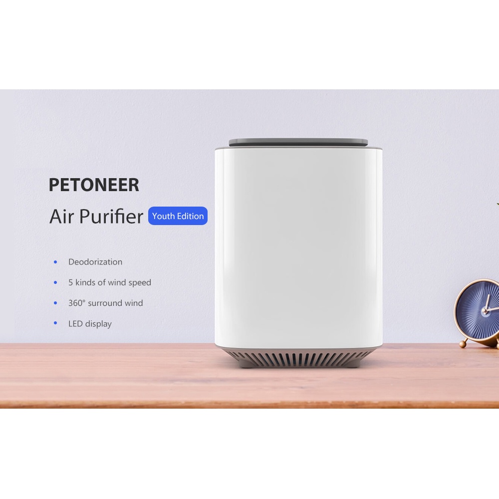 Alat Pembersih Udara Air Purifier Smart LED Odor Eliminator - AOE020 - White