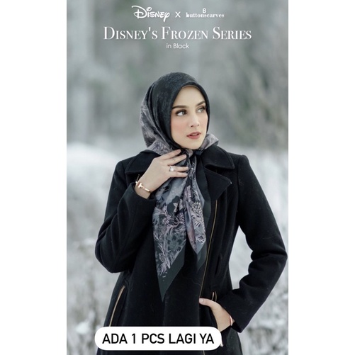 buttonscarves frozen disney black