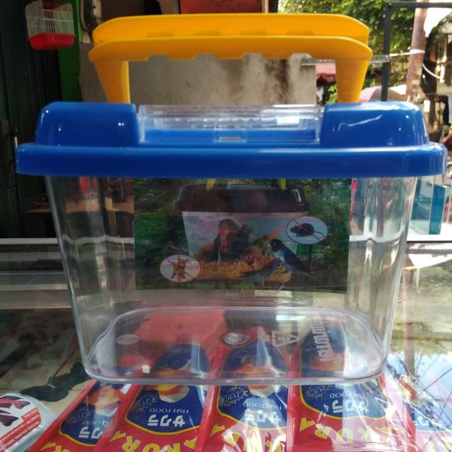 Aquarium Mini Plastik untuk hewan kecil