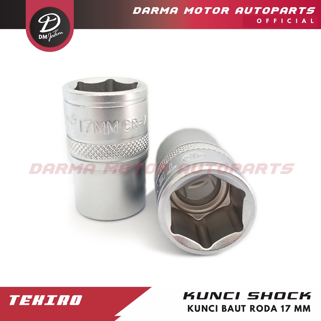 Kunci baut roda 17mm - Kunci shock sok mur TEKIRO