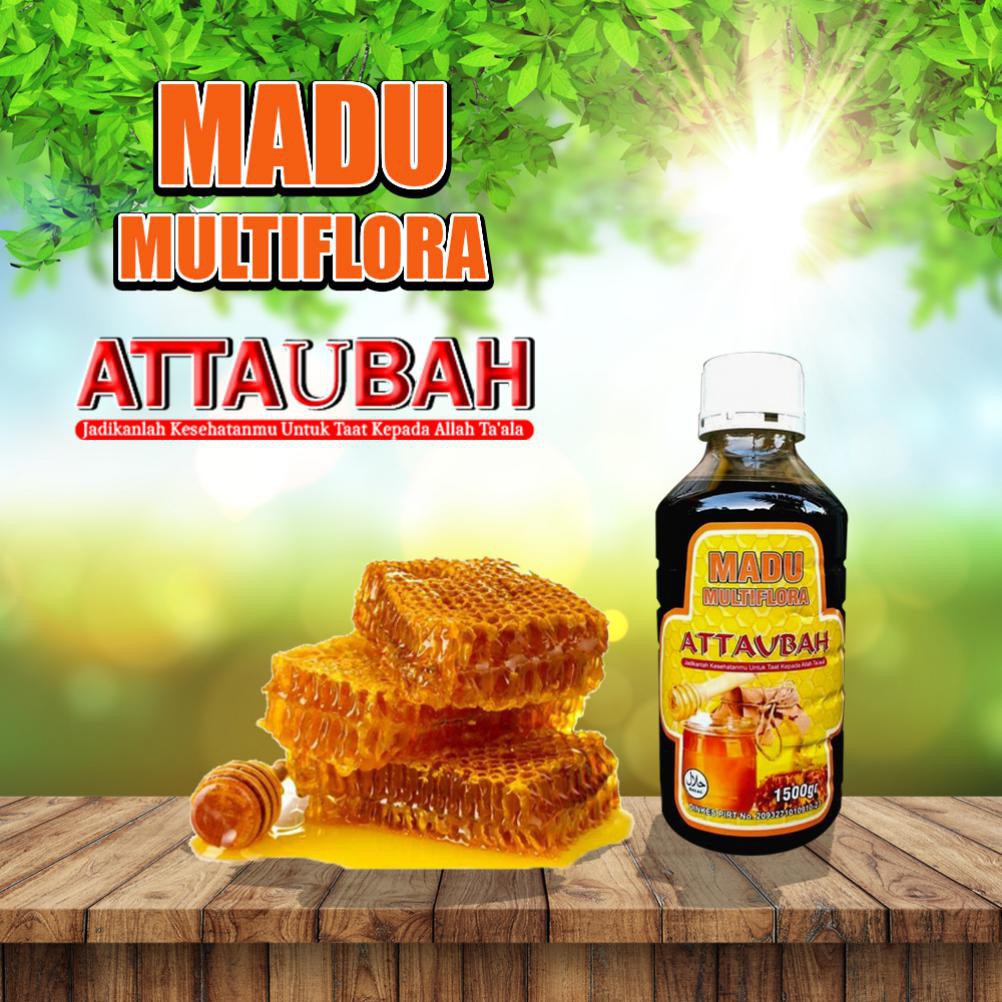 

Madu MultiFlora New Attaubah 1.500 gr