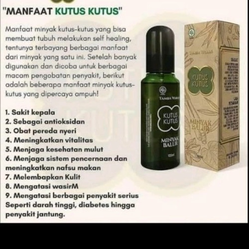 œ211 Minyak kutus kutus Asli Original Healing Oil Tamba Waras Bali -Minyak kutus kutus healing oil