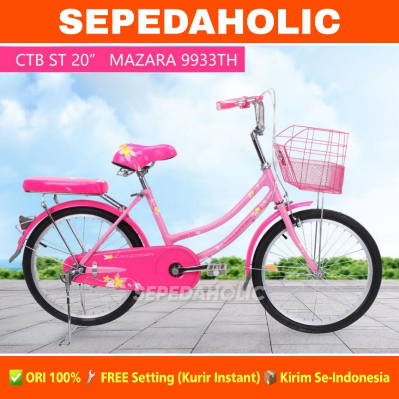 Sepeda Keranjang Anak Remaja MAZARA 9933 TH Ukuran 20 Inch