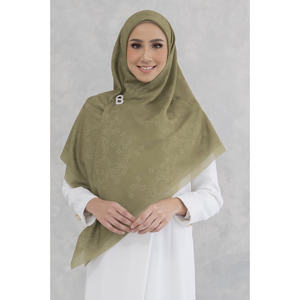 MONOGRAM SCRAMBLE HERB XL VOAL SQUARE