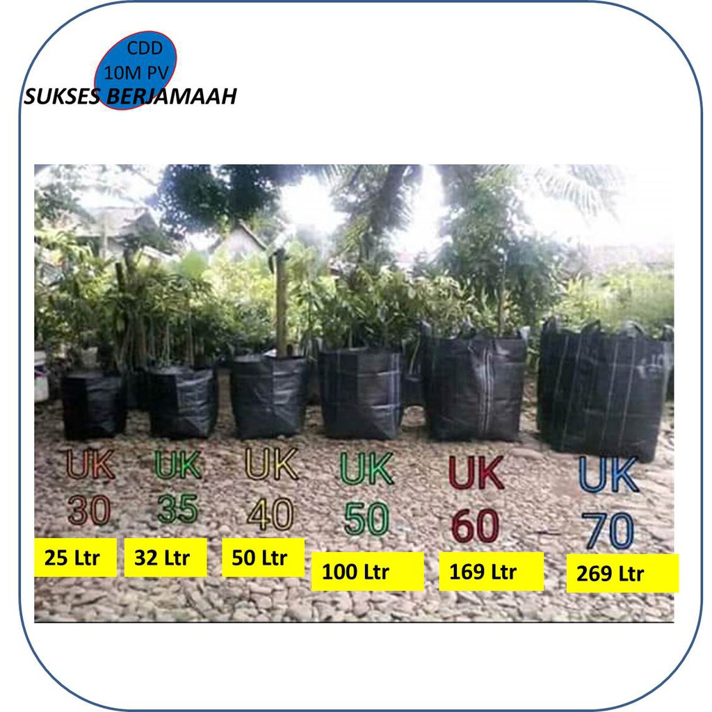 BP Planter bag 100 liter pot tanaman besar