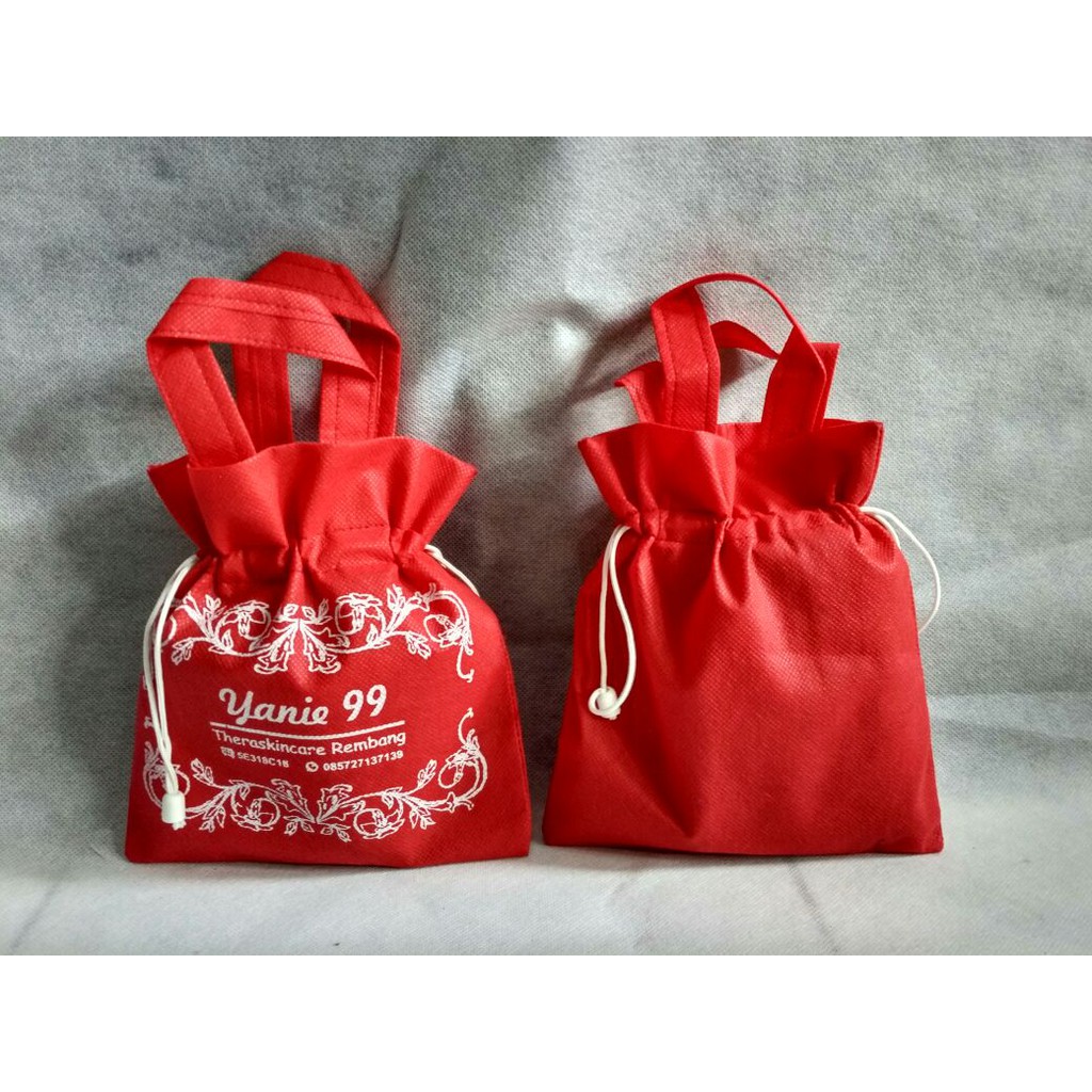 

Tas Promosi Wadah Toko Emas Size Mini Model Serutan Simpel Bermanfaat