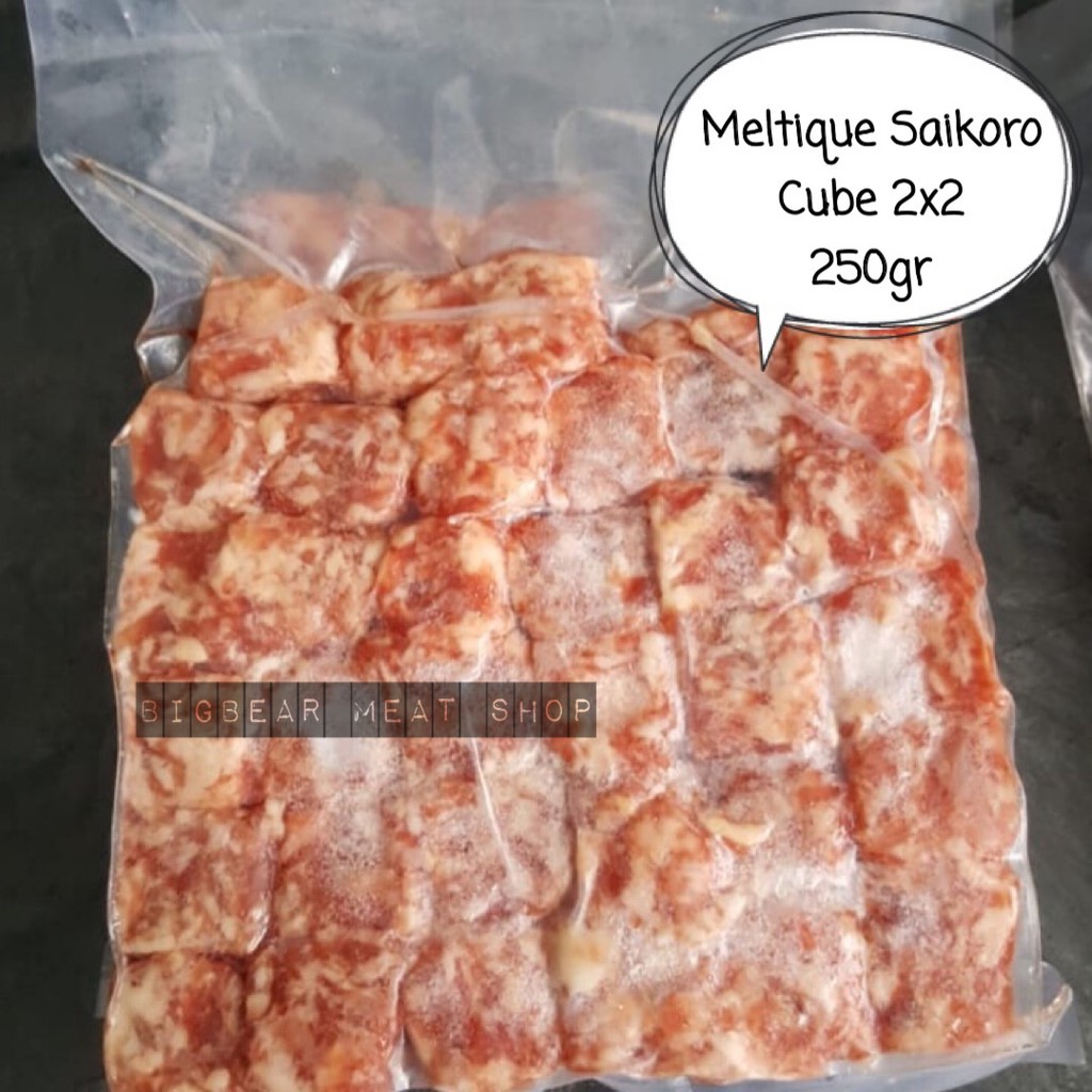 

BEEF SAIKORO CUBE MELTIQUE DADU 250 GR