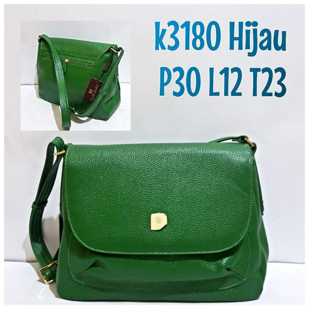 Tas Kulit Papillon Original K3180 Hijau