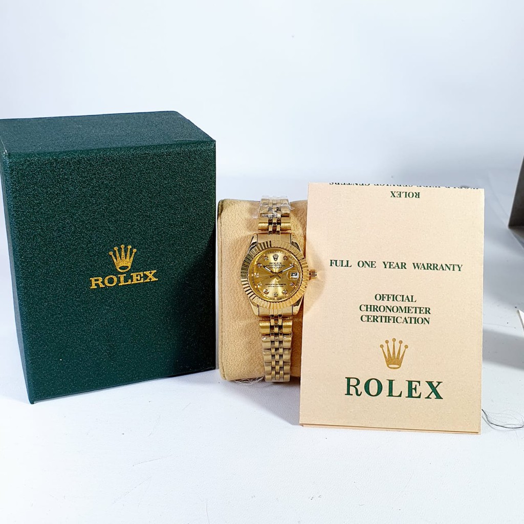Jam Tangan Wanita Rolex oyster 116610R 28mm Box Exclusive dan kartu garansi