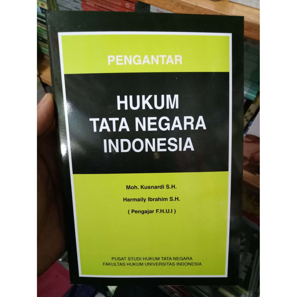 Jual Pengantar Hukum Tata Negara Indonesia Moh Kusnardi Shopee