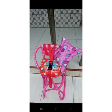 Boncengan Anak Digunakan Untuk Motor Matic Full Anyam Plus Sabuk dan Bantal