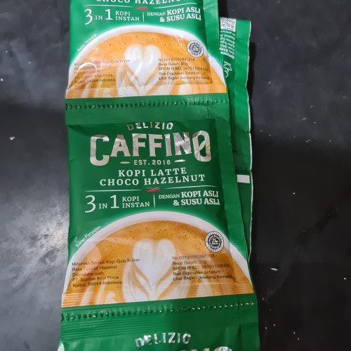 Caffino Kopi Latte 3 in 1 20 gram 10 sachet/ Delizio Caffino Murah / Kopi Cafino