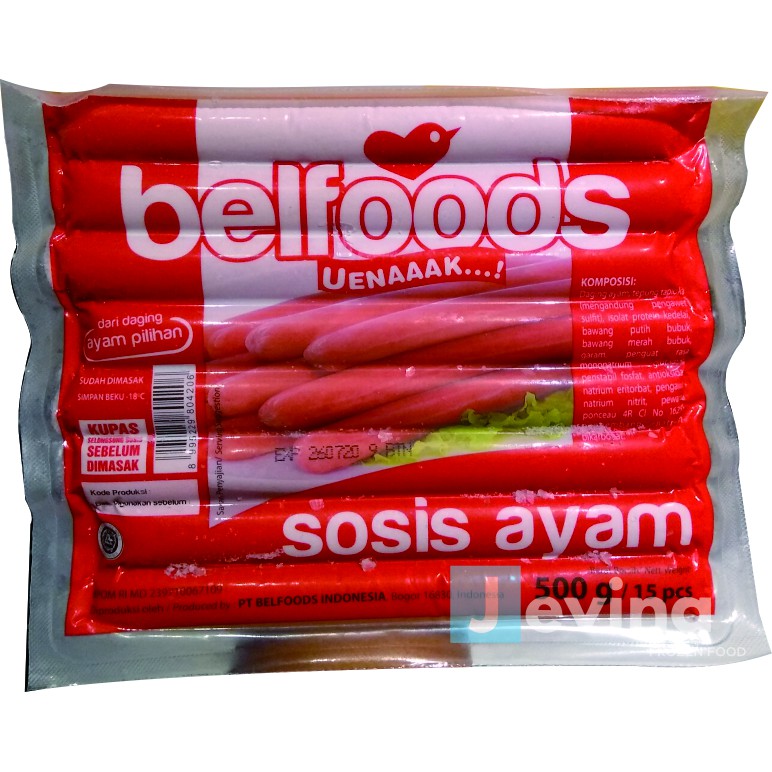 Jual Belfoods Sosis Ayam 500g Shopee Indonesia