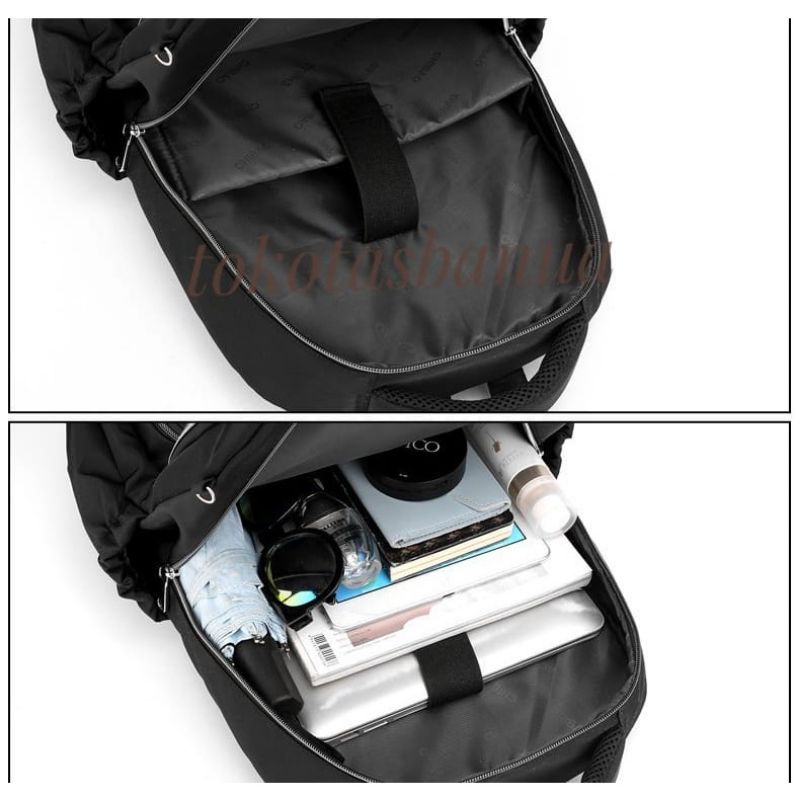 ORIGINAL Tas Ransel Chibao LAPTOP JUMBO 15 Inch + Free Dompet IMPORT KOREA Super Tebal Anti Air Terbaru