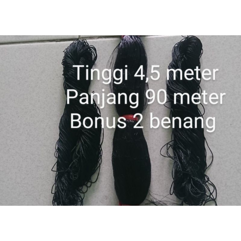 jaring burung hitam bonuss talii