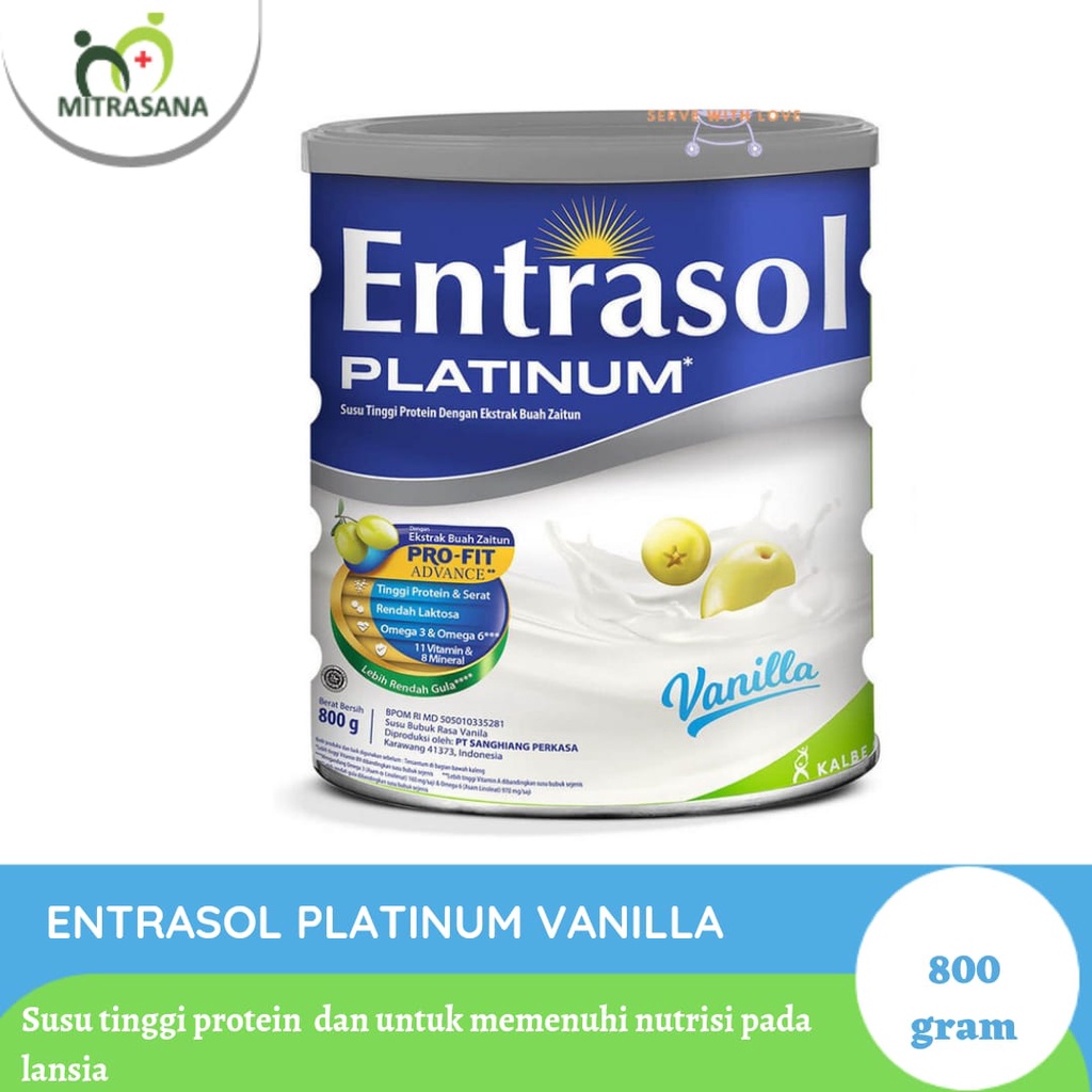 

Entrasol Platinum Vanilla 800gr