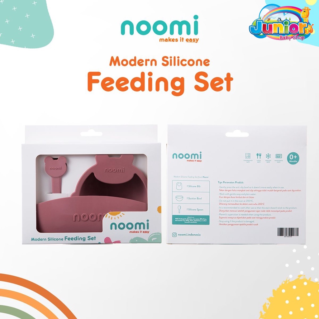 Noomi Modern Silicone Feeding Set