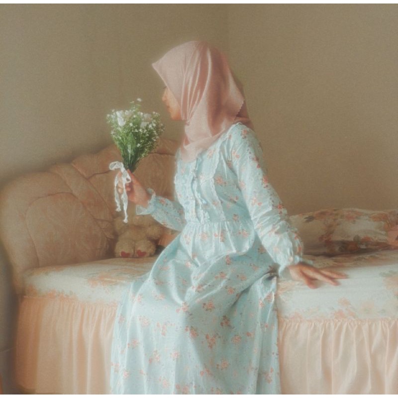 Anne Dress | Cottagecore Dress | Vintage Dress | Vintage Cottagecore | Gamis Vintage | Floral Dress 