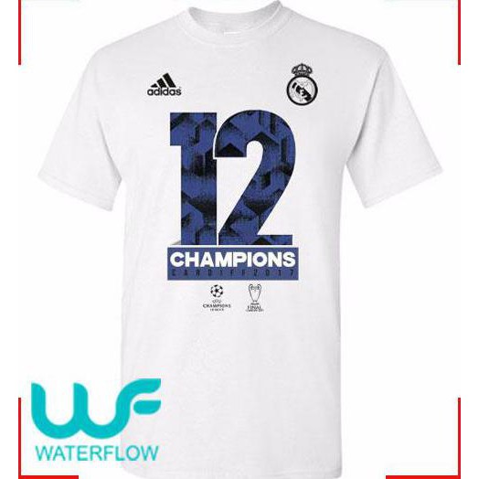Kaos Real Madrid UCL 2017 Champions Champion 12 WInner La Duo Decima S M L XL XXL wfcloth