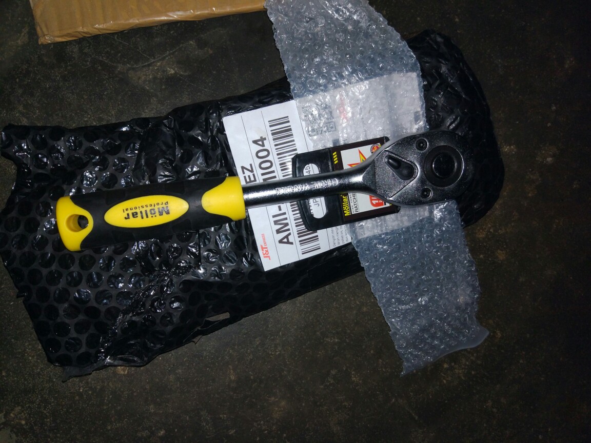 Mollar Gagang Sok Kunci Stang Rachet Ratchet 1/2 Inch X 24 T