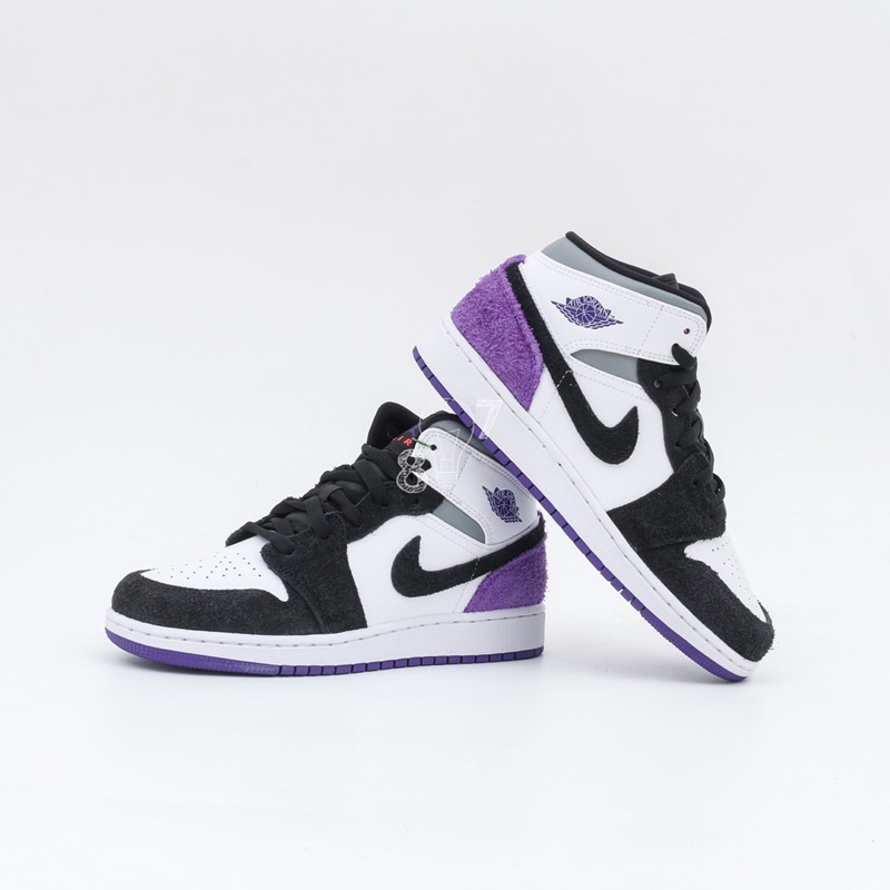 Air Jordan 1 Mid Court Purple GS Women