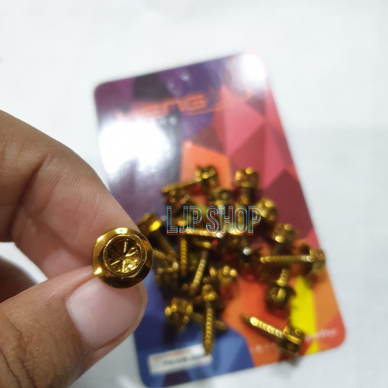 baut Body probolt HONDA HENG ISI 20 pcs FLOWER