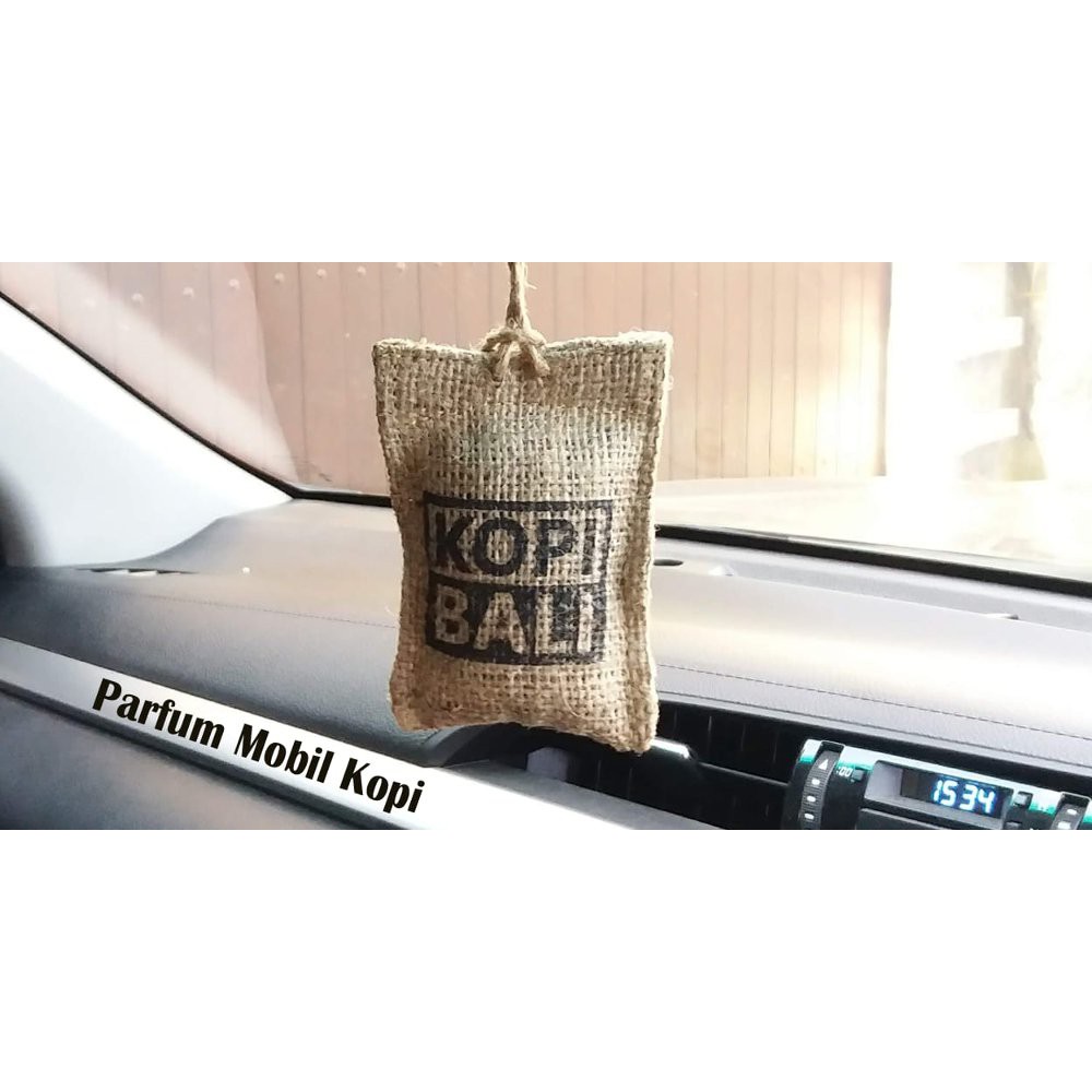 2 Pcs Parfum Mobil Kopi Bali Gantung, Pengharum Pewangi Aroma Kopi Biji KOJI