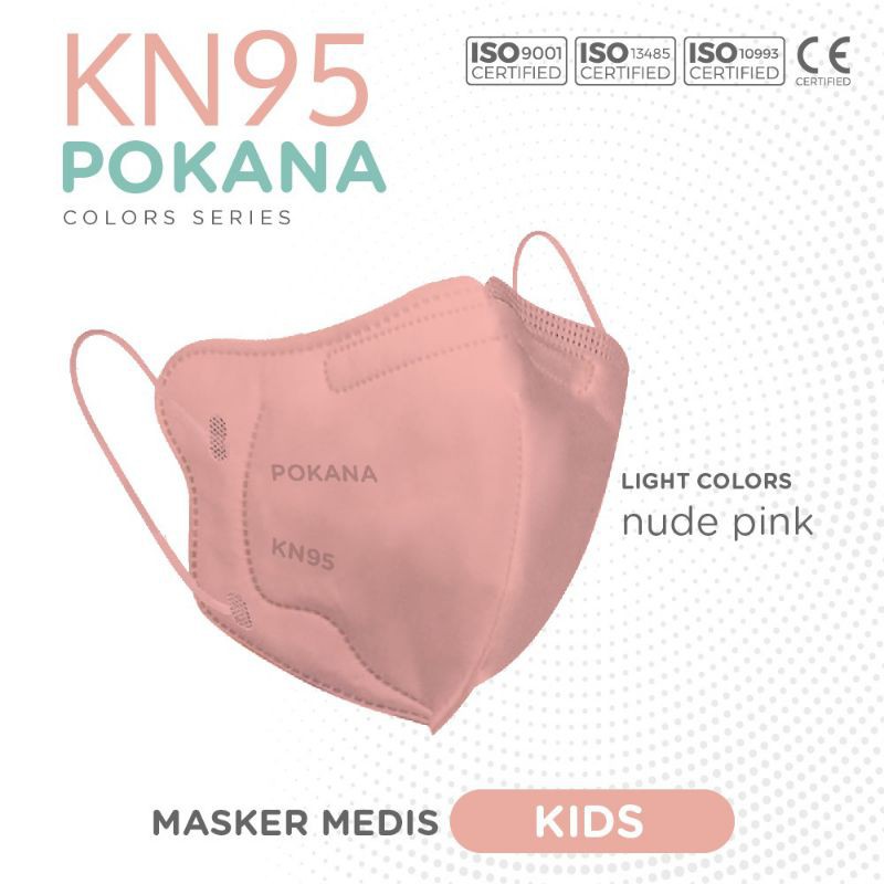 Pokana Kids KN95 6ply 1 sachet isi 2 pcs