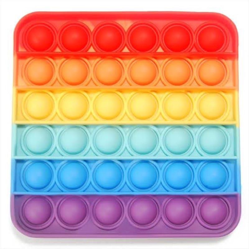 hokkiterus21 ⭐⭐⭐⭐⭐POP IT RAINBOW Gratis kelereng dan dadu  fidget push Pop Its Fidget Toy Push bubble  kids P006-KOTAK DADU KELERENG