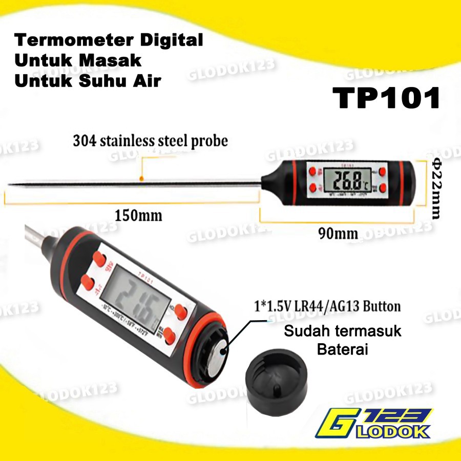 Digital Termometer Masak Suhu Air Masakan Thermometer Dapur