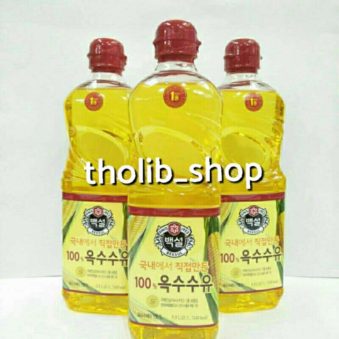 

Beksul corn oil - minyak jagung korea 900 ml