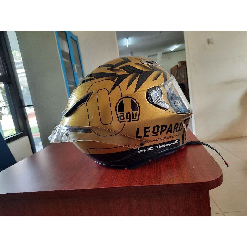 CLONE AGV 1:1 ABS SIZE L MOTIF LEOPARD VISOR CLEAR ONLY