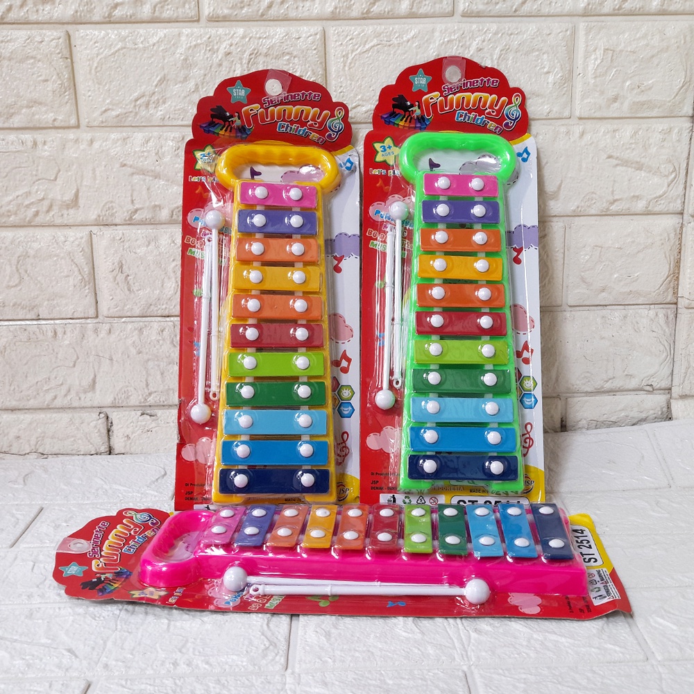 ANIMAL FARM PIANO &amp; XYLOPHONE ANAK - Mainan Musik Piano &amp; gambang silofon Ting-ting Anak &amp; Bayi chn