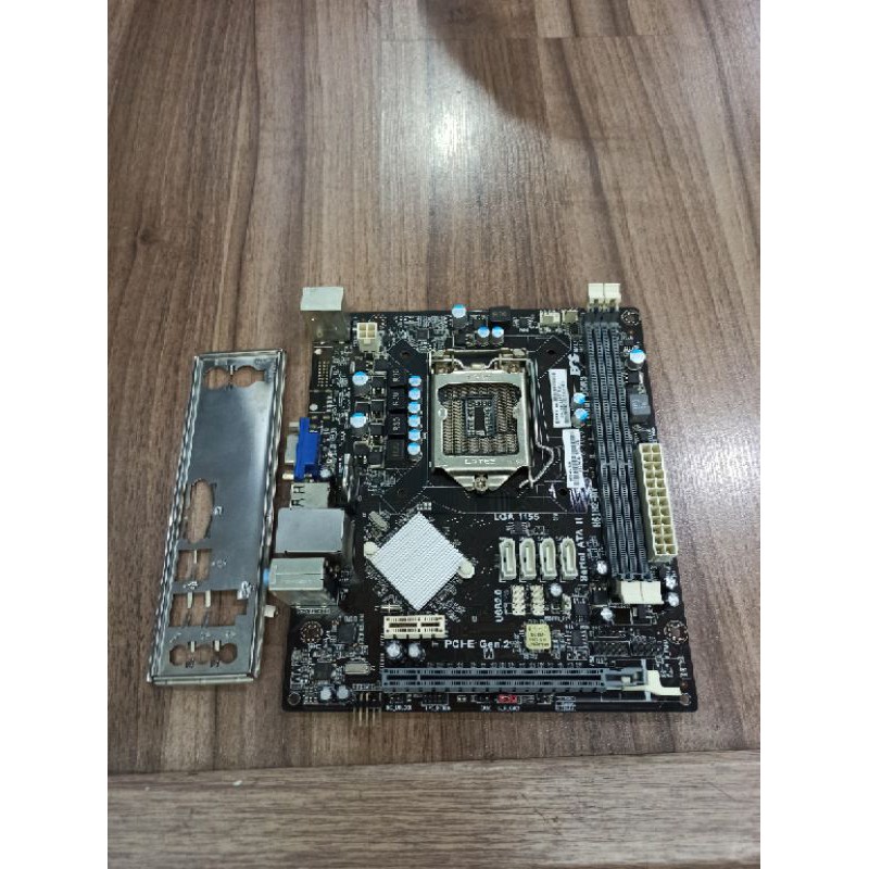 OBRAL MURAH MOTHERBOARD INTEL MERK ECS-FOXCON-ASROCK-BIOSTAR H61 SOKET 1155 MANTAP
