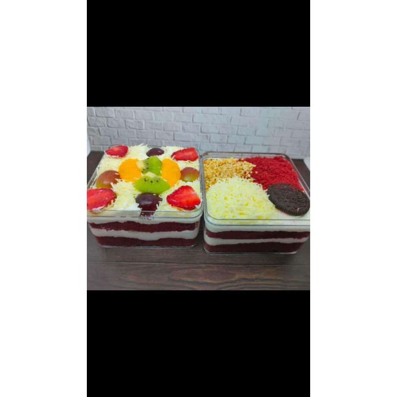 

REDVELVET BUAH /MIX TOPPING