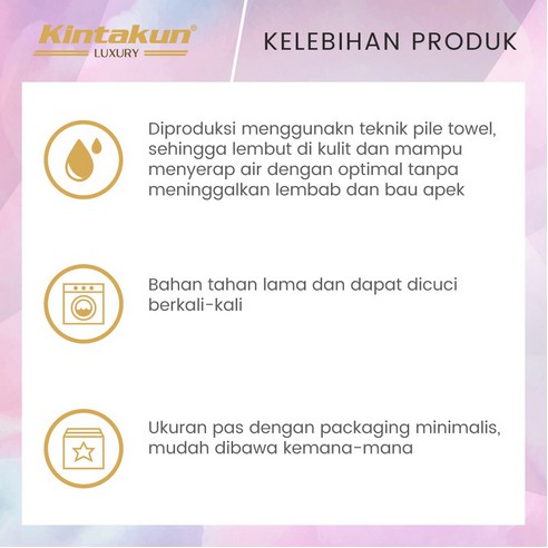 Kintakun Dluxe - Handuk Dewasa (70x140) Terlaris motif DITZY