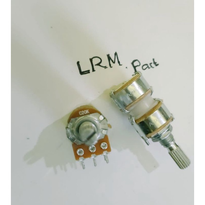 Potensio dobel C20k stereo