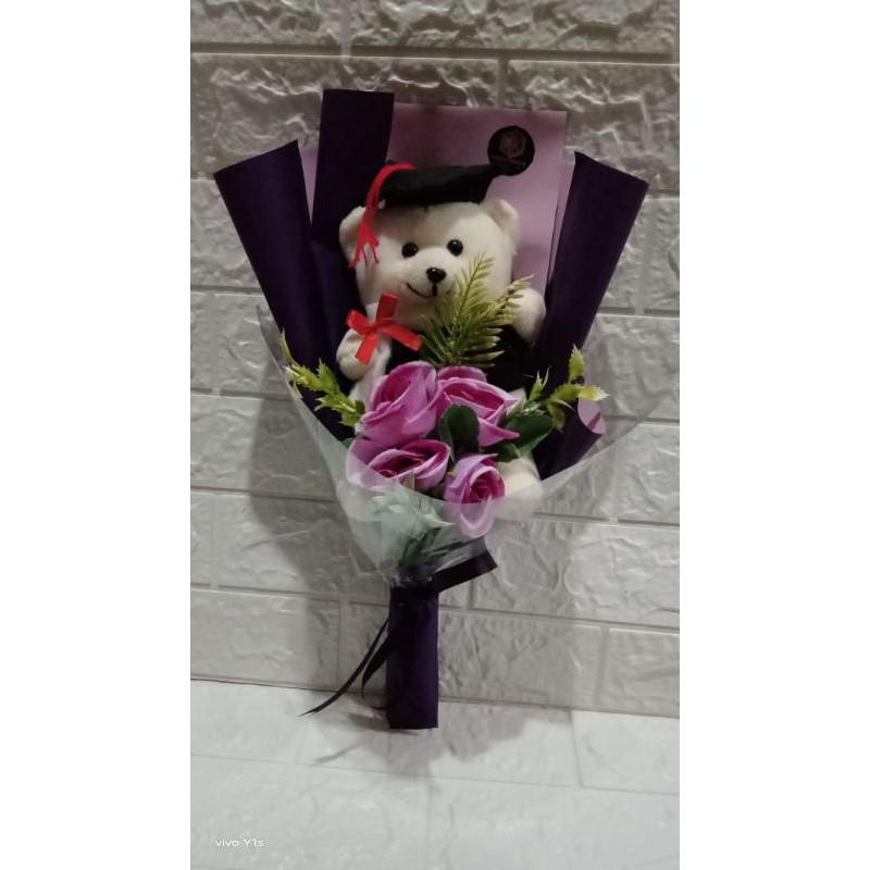 Buket custom/buket boneka/buket mawar palsu/money buquet/snack buket/buket murah/buket depok