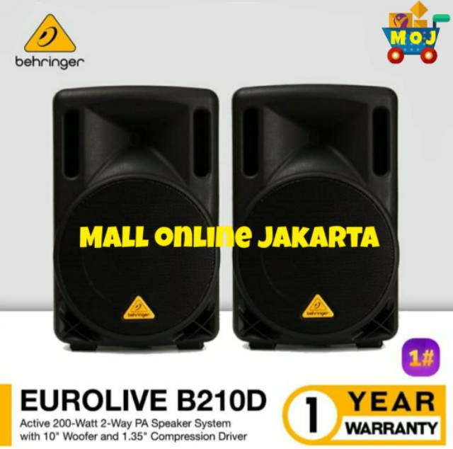 Speaker aktif behringer 10 inch eurolive b210d original 210d aktiv