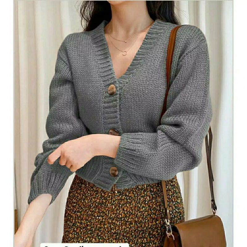 CARDI ZOEY RAJUT FASHION PAKAIAN WANITA OUTER EDHM